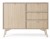 KOMODA BEŻ PIASKOWY JODEŁKA SCANDI 106x80x38 cm, SZAFKI DRZWI, FORESA