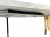 Stół okrągły rozkładany MARMUR BIAŁY Ø100/300 cm NOGI ZŁOTE METAL X SLIM