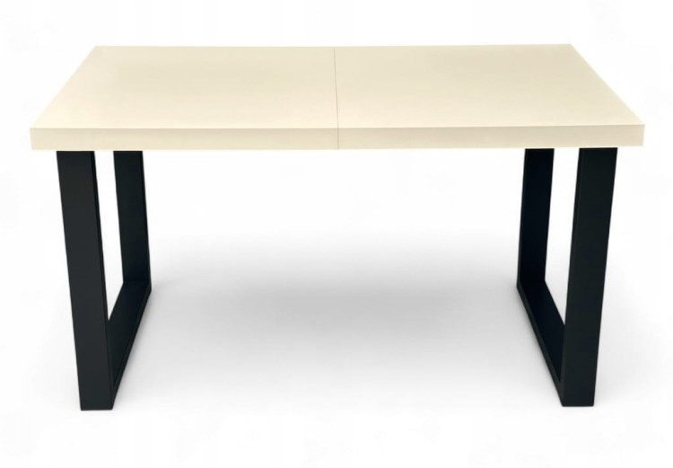 Stół KASZMIR + Czarne Nogi 90x160 rozkładany do 260 cm Prostokątny