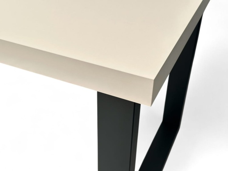 Stół KASZMIR + Czarne Nogi 90x160 rozkładany do 260 cm Prostokątny