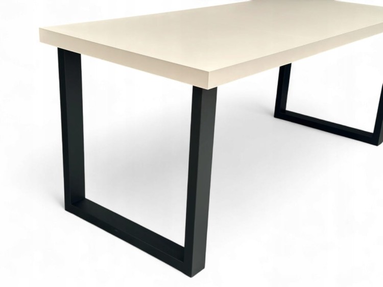 Stół KASZMIR + Czarne Nogi 90x160 rozkładany do 260 cm Prostokątny