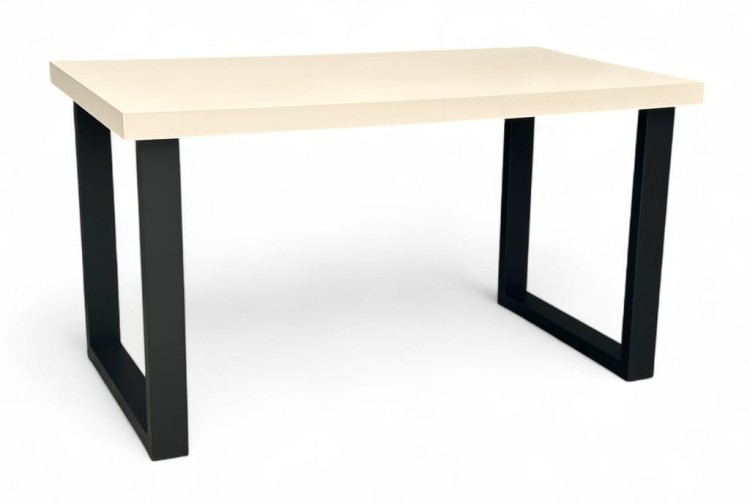 Stół KASZMIR + Czarne Nogi 90x160 rozkładany do 260 cm Prostokątny