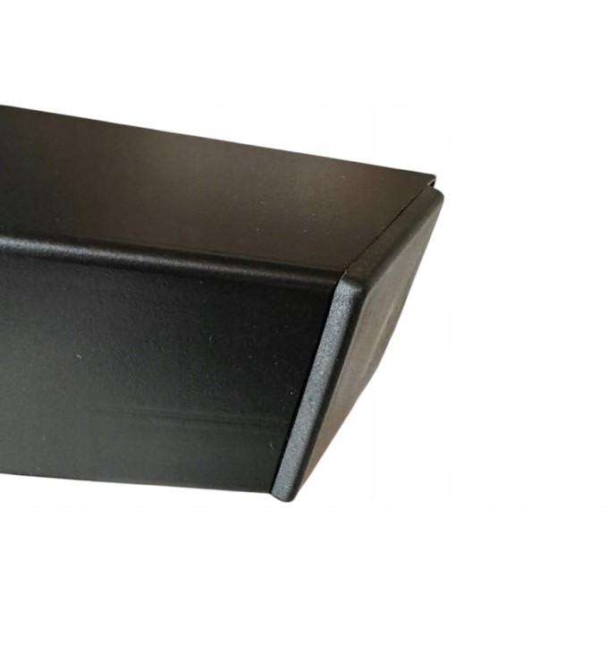 Stół Czarny Metalowy Pająk z blatem Biały Marmur 80x160 cm nierozkładany