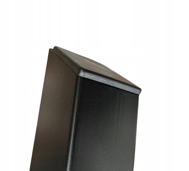 Stół BIAŁY okrągły Ø110 rozkładany do 210 cm + CZARNE NOGI X METALOWE