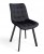Stół okrągły rozkładany Ø110/210 cm DĄB CRAFT + 6 Krzeseł Velvet Czarny