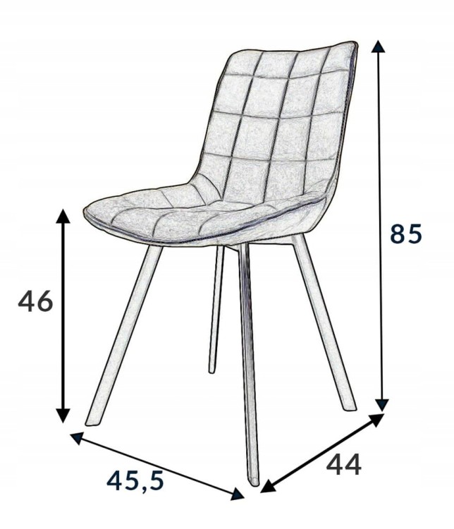 Stół okrągły rozkładany Ø110/210 cm DĄB CRAFT + 6 Krzeseł Velvet Czarny