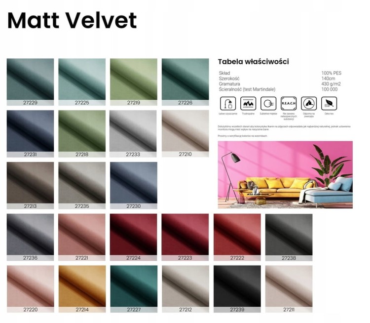 Krzesło dębowe 4 sztuki tkanina szenil beżowa AGATA II drewniane