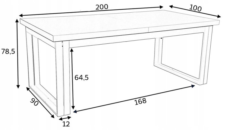 Stół Duży Złoty + Marmur Biały 100x200 rozkładany do 400 cm Metalowe Nogi