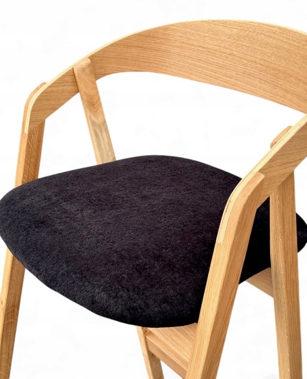 2x Hoker kuchenny dębowy do wyspy kuchennej hokery