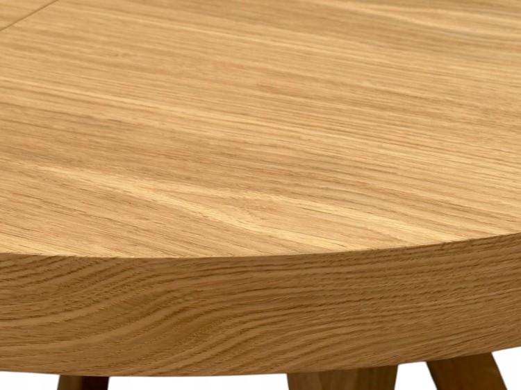 Stół okrągły rozkładany Ø110/210 FORNIR + nogi dębowe Y
