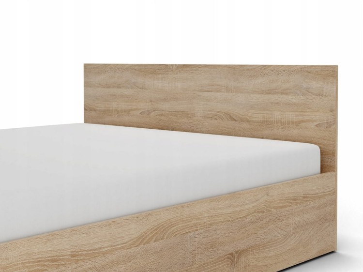 Łóżko CRAFT z materacem łóżko podwójne sypialniane szerokość 120 cm