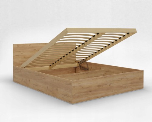 Łóżko CRAFT z materacem łóżko podwójne sypialniane szerokość 160 cm