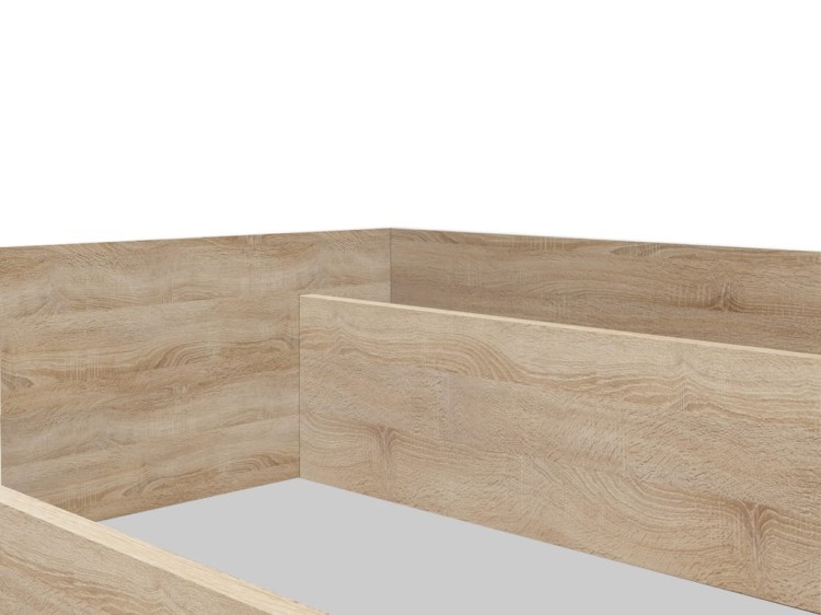 Łóżko ARTISAN z materacem łóżko podwójne sypialniane szerokość 140 cm