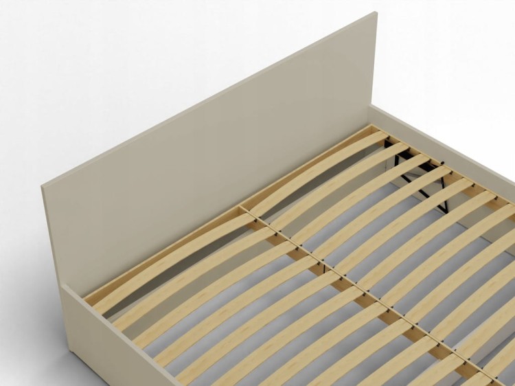 Łóżko KASZMIR z materacem łóżko podwójne sypialniane szerokość 140 cm