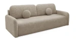 Kanapa RAVION rozkładana funkcja spania BEŻOWA sofa
