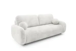 Kanapa LEON rozkładana funkcja spania kremowa sofa
