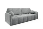 Kanapa CUBEC rozkładana funkcja spania ciemny szary sofa