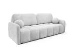 Kanapa CUBEC rozkładana funkcja spania jasno szara sofa