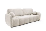 Kanapa CUBEC rozkładana funkcja spania beżowa sofa