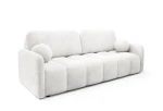 Kanapa CUBEC rozkładana funkcja spania kremowa sofa
