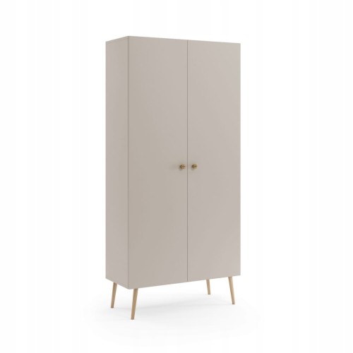 Szafa z półkami KASZMIR do sypialni pokoju boho skandynawska