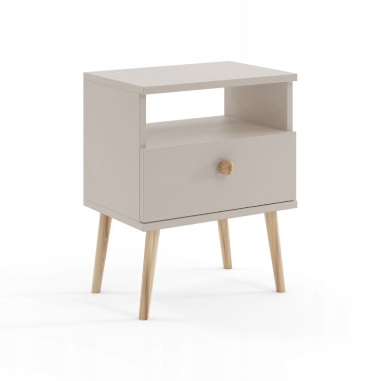 Szafka nocna stolik do sypialni KASZMIR boho