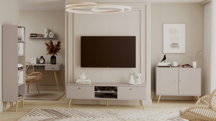 Komoda 100 cm KASZMIR boho styl do sypialni pokoju salonu