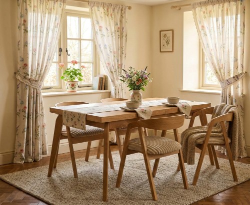 Zestaw Stół prostokątny FORNIR 90x180/220 cm + 4 dębowe krzesła sztaplowane