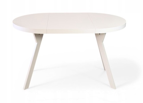 Stół okrągły rozkładany Ø 80/130 cm KASZMIR Nogi metal Y kaszmirowy