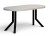 Stół okrągły rozkładany 80-130-160 cm BIAŁY  Nogi metalowe X SLIM czarne 2 wkl 1.jpg