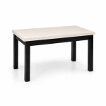 Stół rozkładany R-7 dla 4-6 osób 80x120/160 cm Czarny + Kaszmir