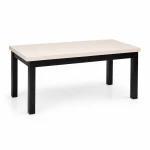 Stół rozkładany R-7 dla 6-8 osób 90x160/210 cm Czarny + Kaszmir