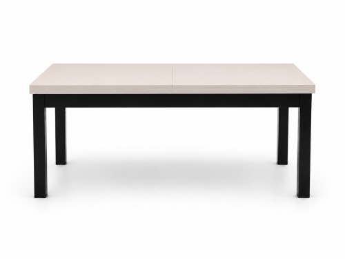 Stół R-7 90x160-210 cm Czarny + Kaszmir Zdjęcie od boku.png
