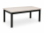 Stół R-7 Czarny z blatem Kaszmir 90x170-250 cm przed rozłożeniem