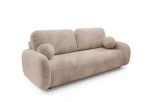 Kanapa LEON rozkładana funkcja spania BEŻOWA sofa