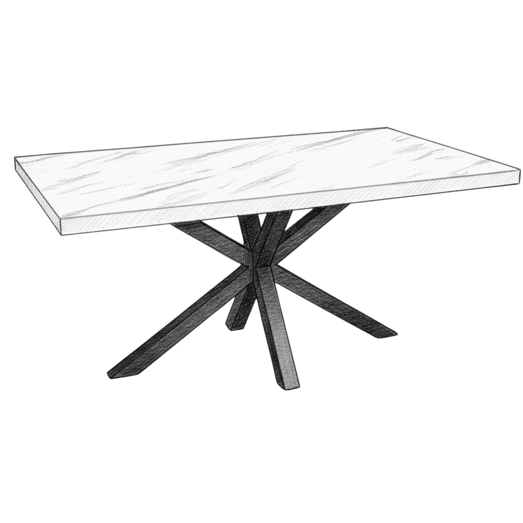 Stół METAL _PAJĄK