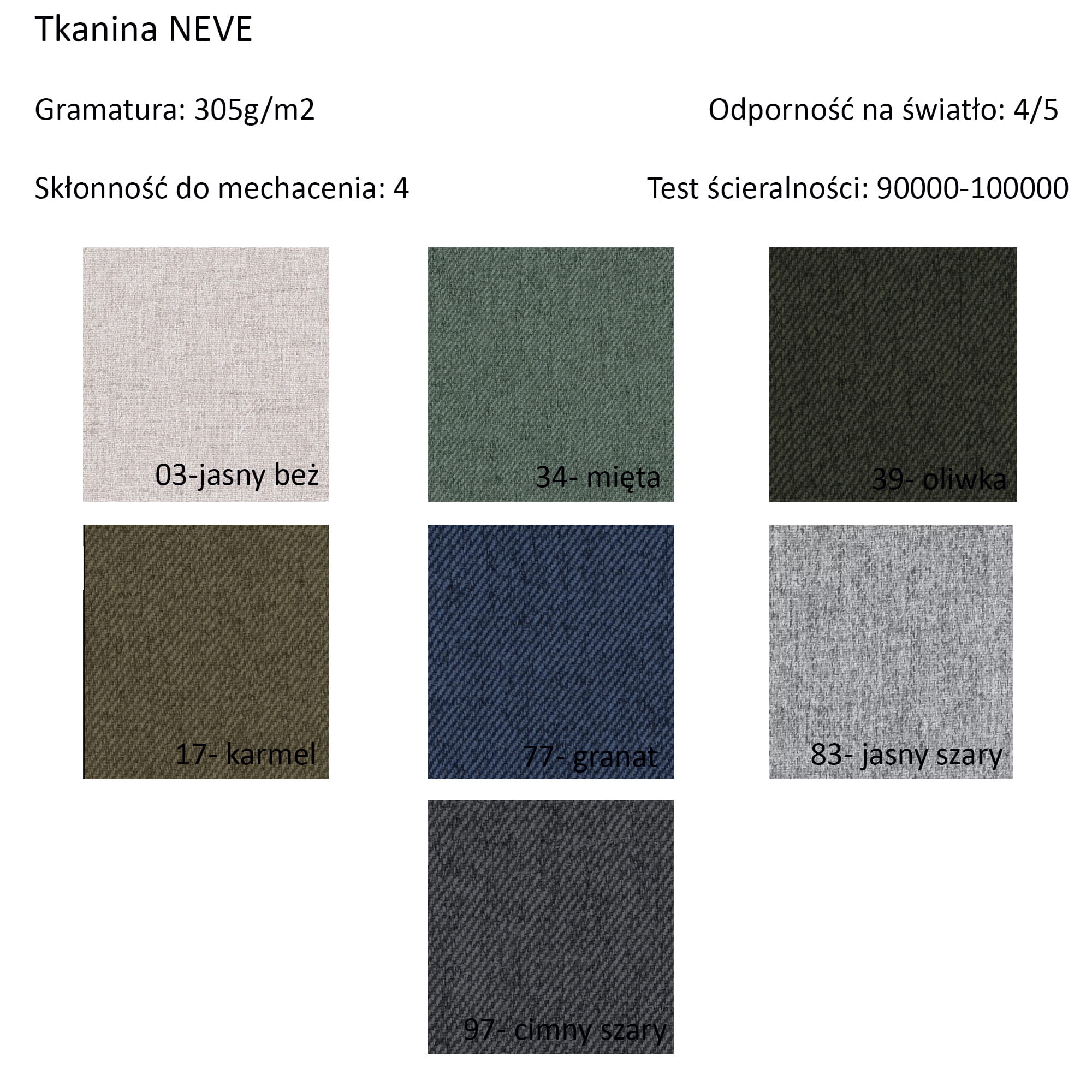 Sofa GLOVEN nowoczesna (tkaniny: Kronos/Paros, Neve, Inari) Polskie-Meble24